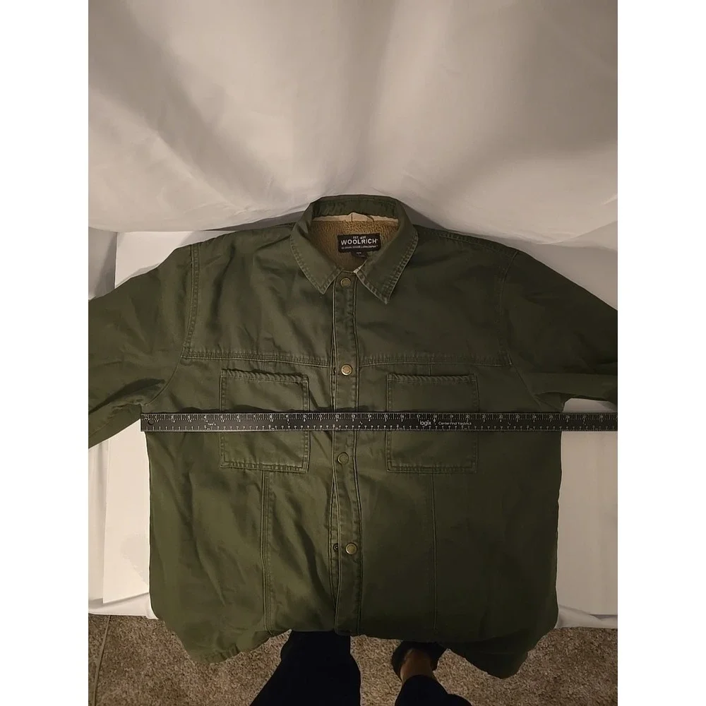 Vintage 1990's Woolrich Men's Field Barn Jacket Olive Green Size Large